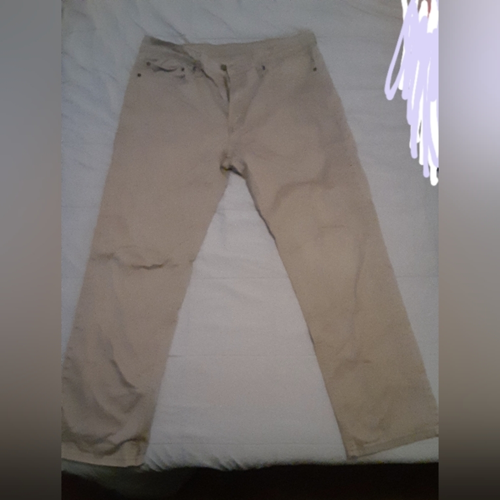 Levi khaki jean slack